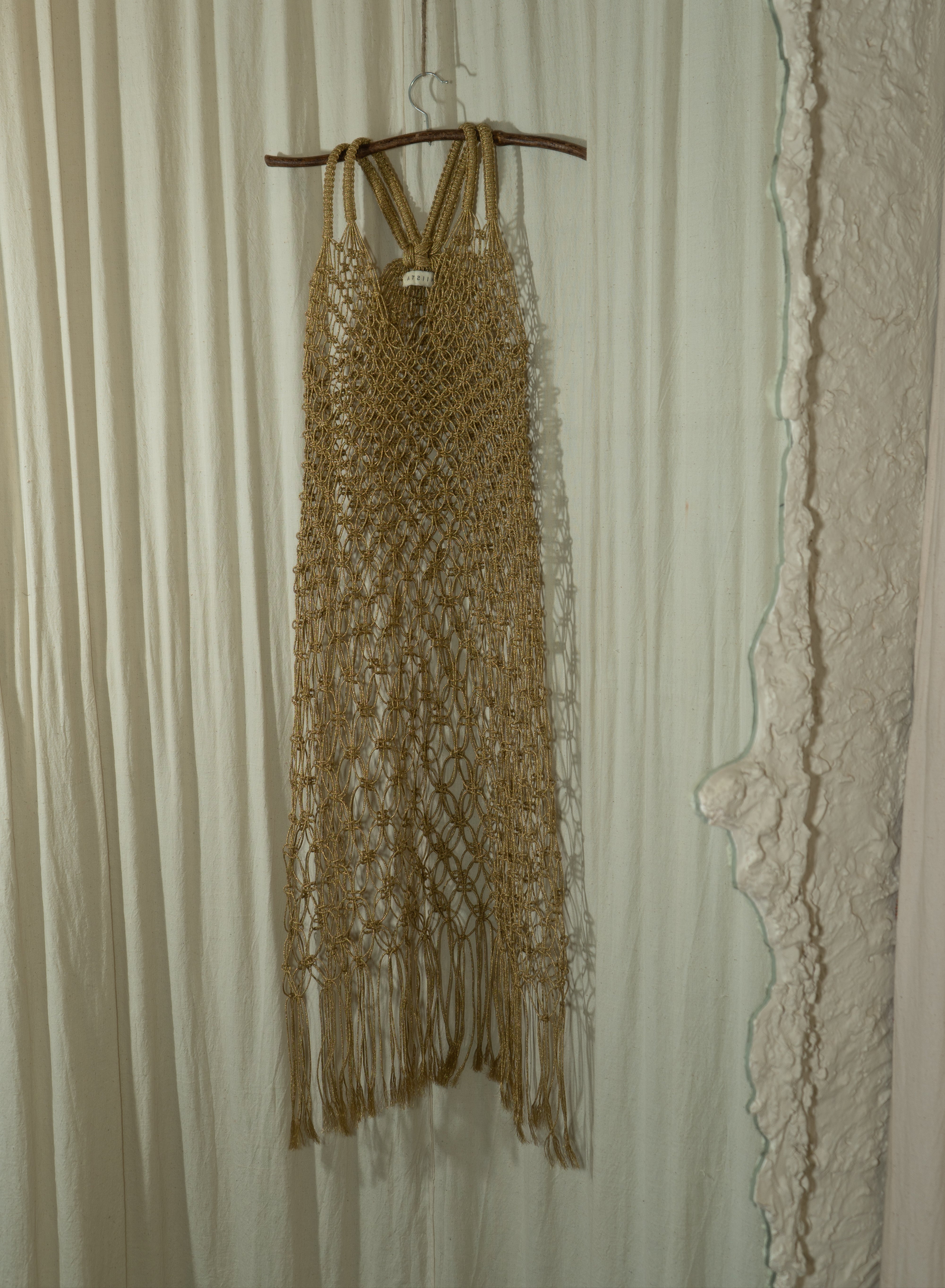 gold string dress Shiny Gold Spaghetti Straps V Neck Mermaid Side Slit Long Party Dress Wish Gown