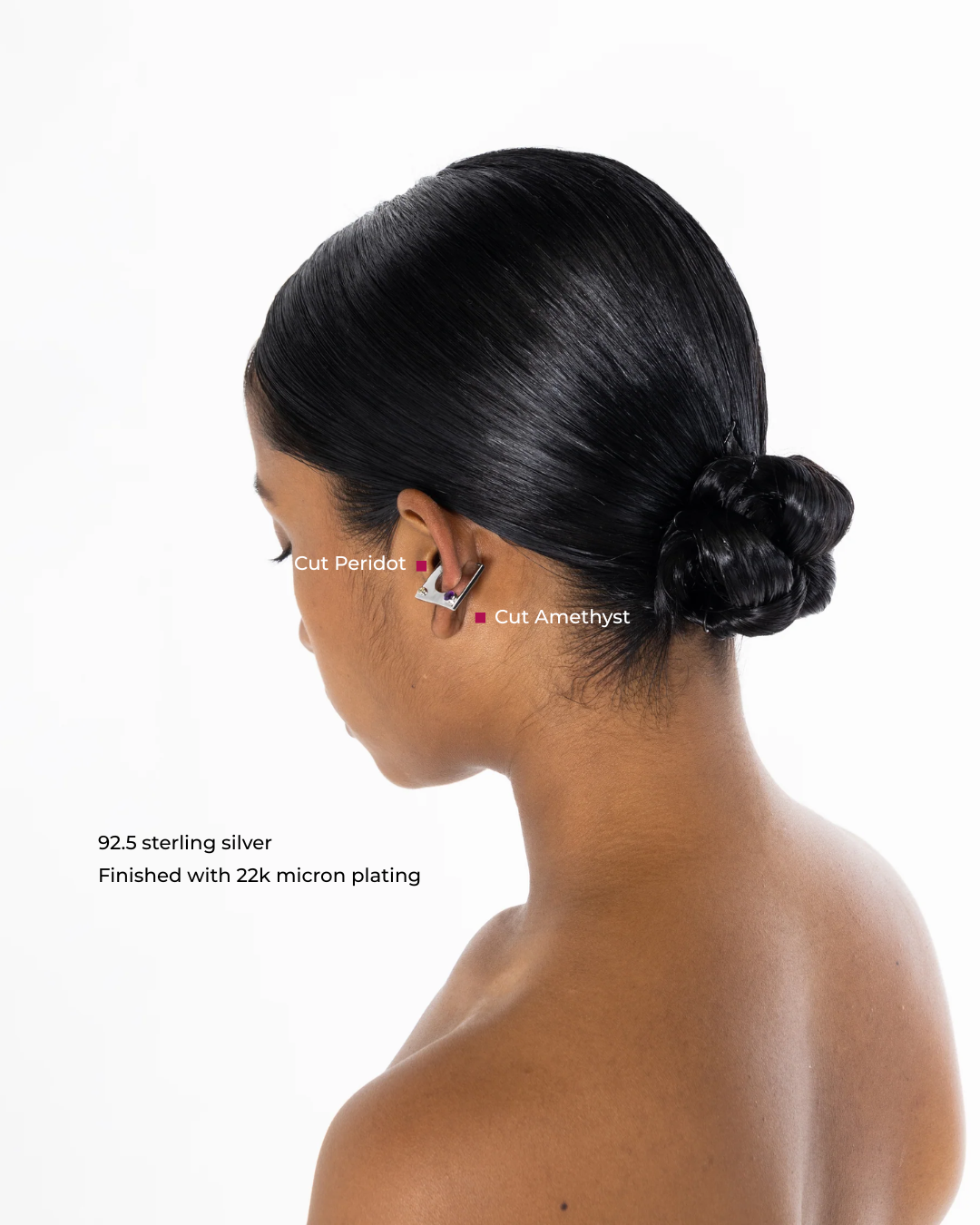 Maison Megh- Silver ear cuff