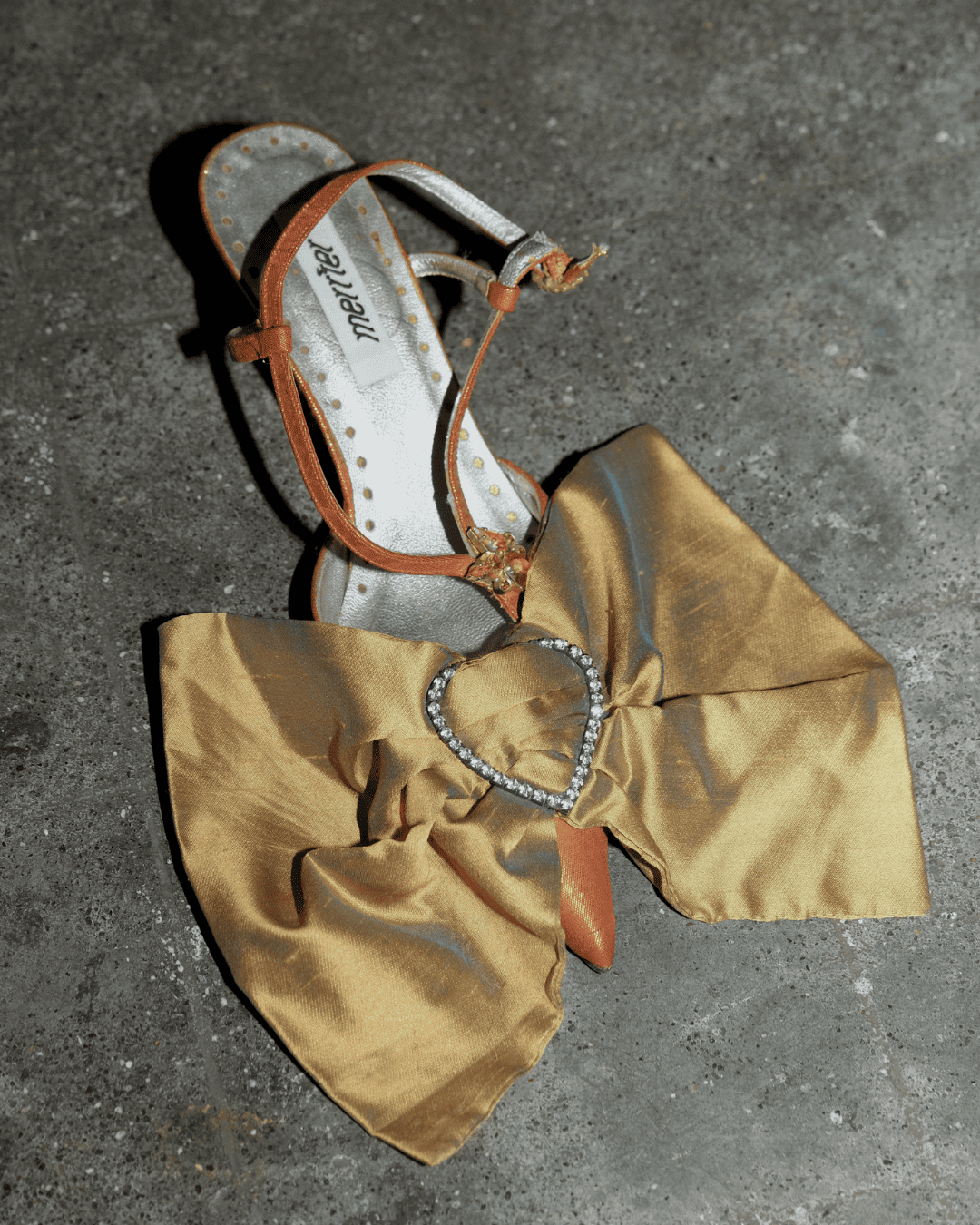 Merrfer - Orange Bow Heels