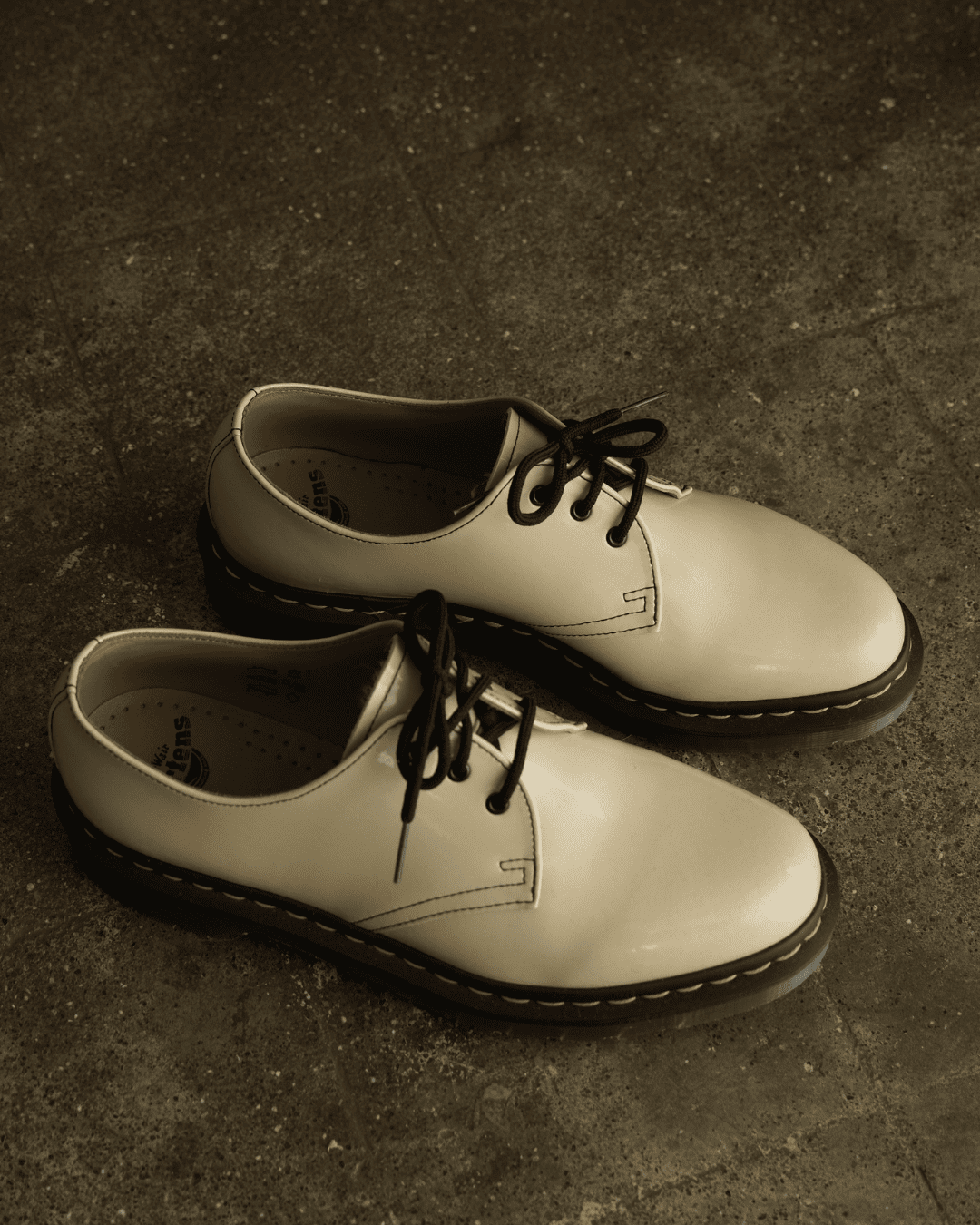 Dr. Martens - Cream Formal Shoes