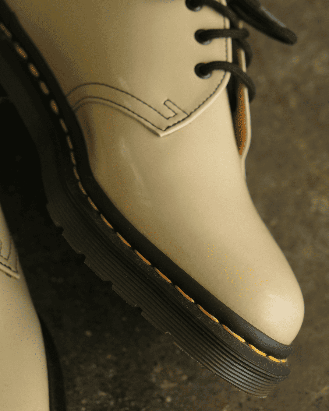 Dr. Martens - Cream Formal Shoes