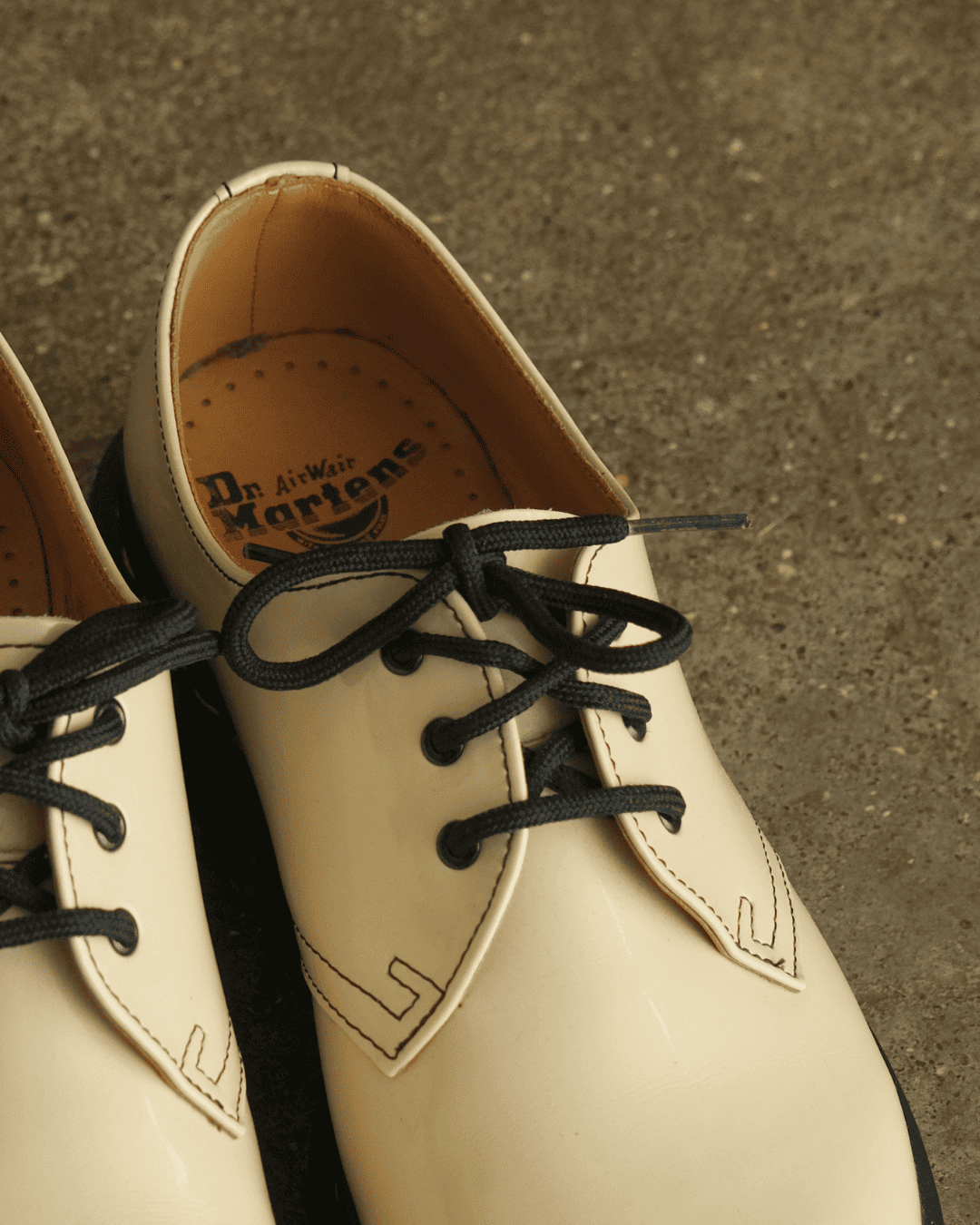 Dr. Martens - Cream Formal Shoes