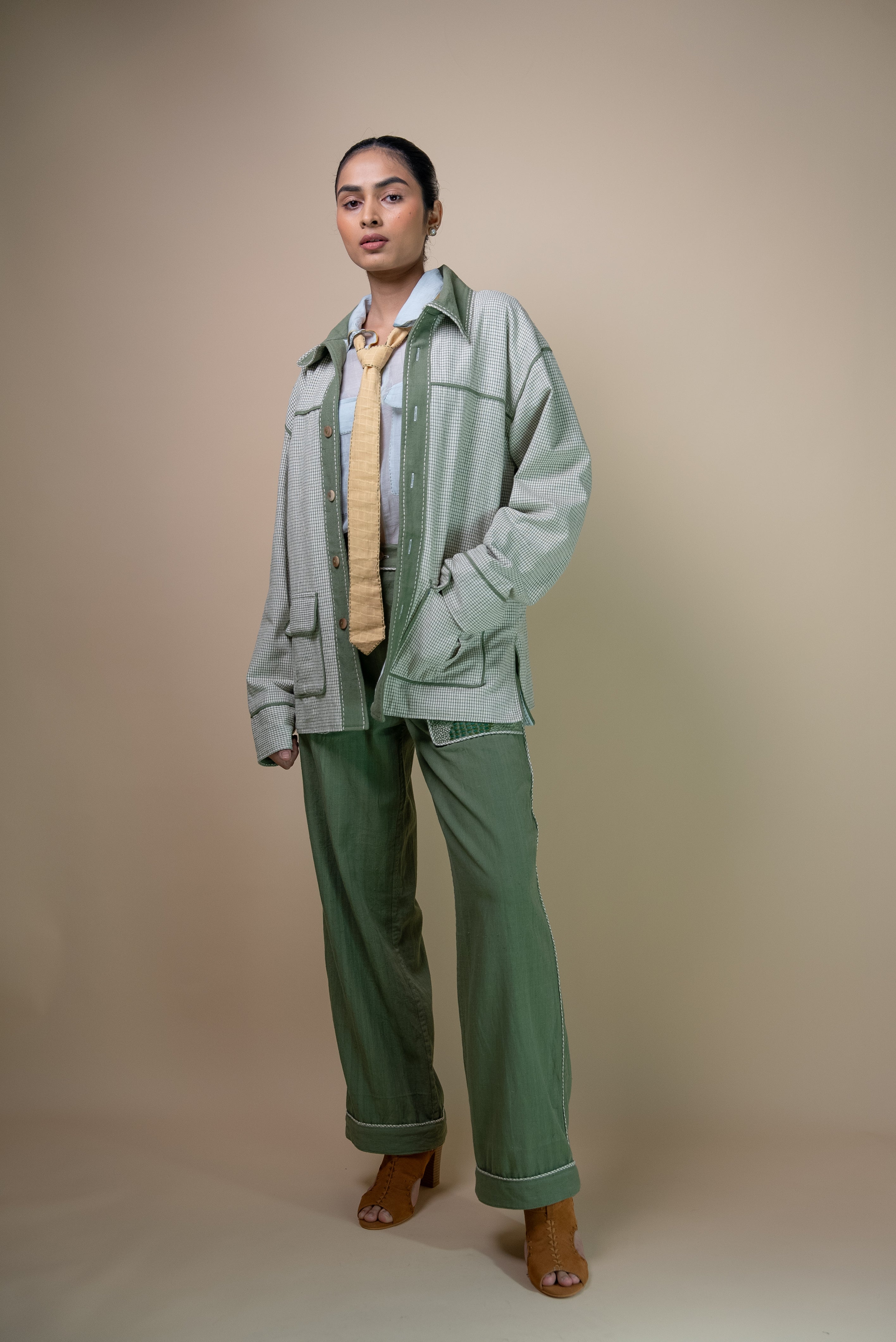 LAFAANI- MEADOWS OVERSIZED SHIRT JACKET