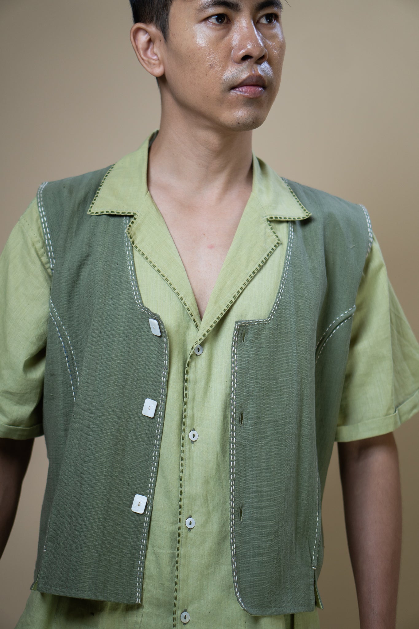 Lafaani - Meadows Unisex Olive Vest