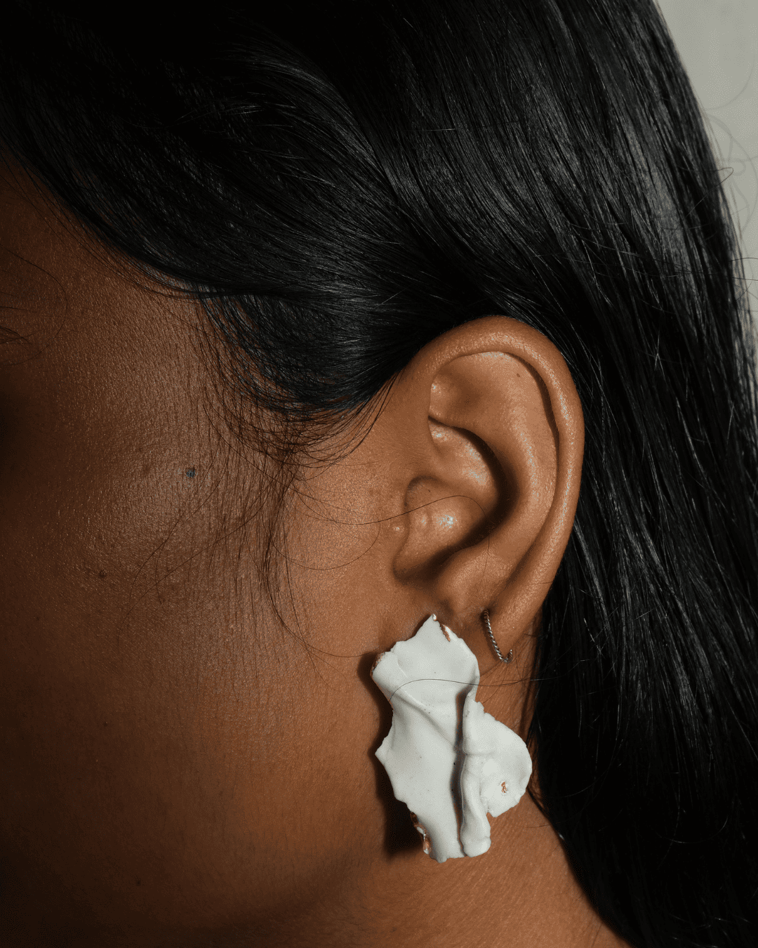 Atelier Park - White Ceramic Earrings