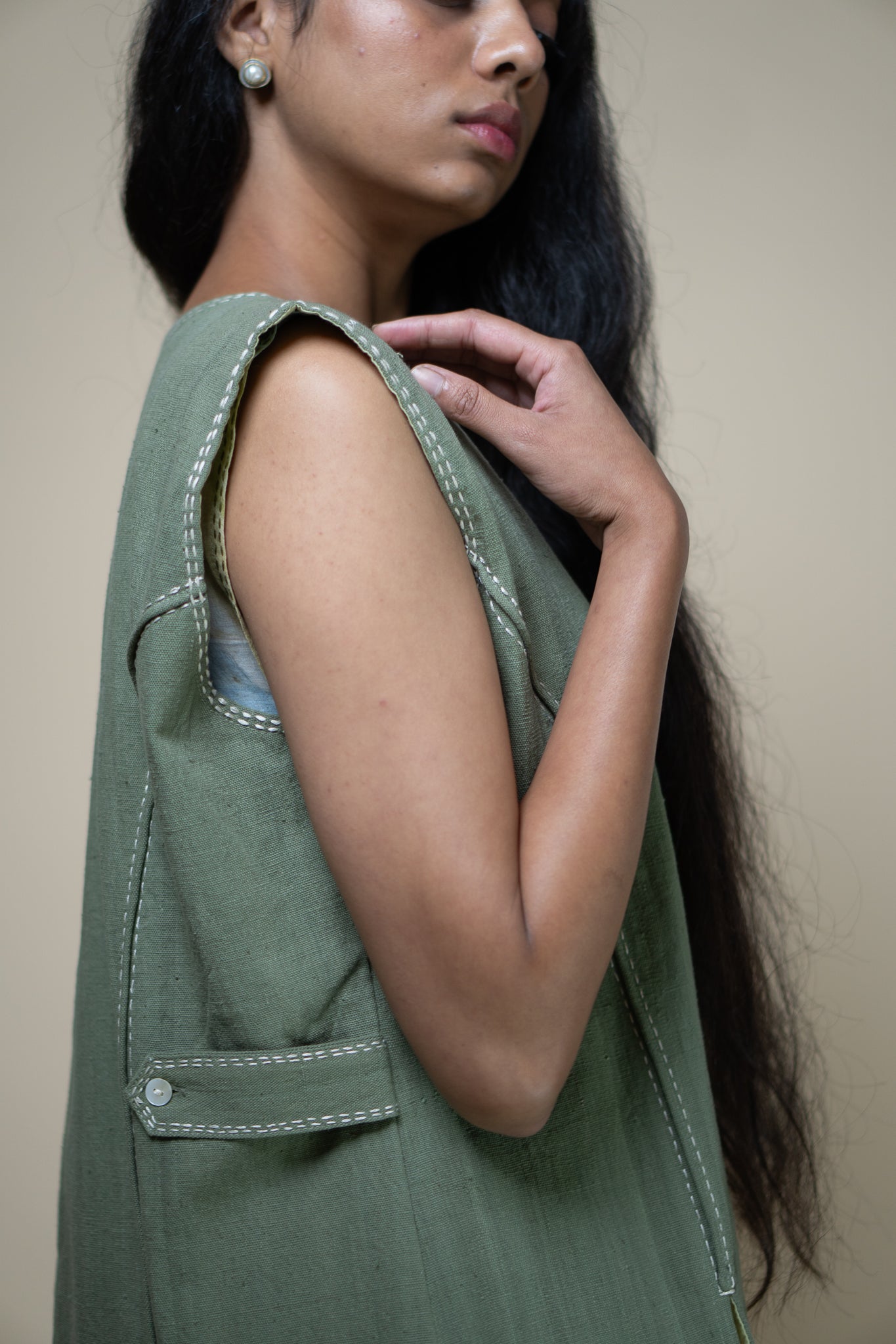 Lafaani - Meadows Unisex Olive Vest