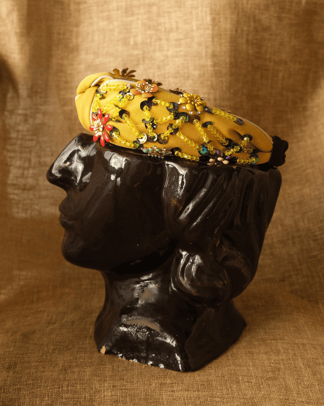Vintage Yellow Headband