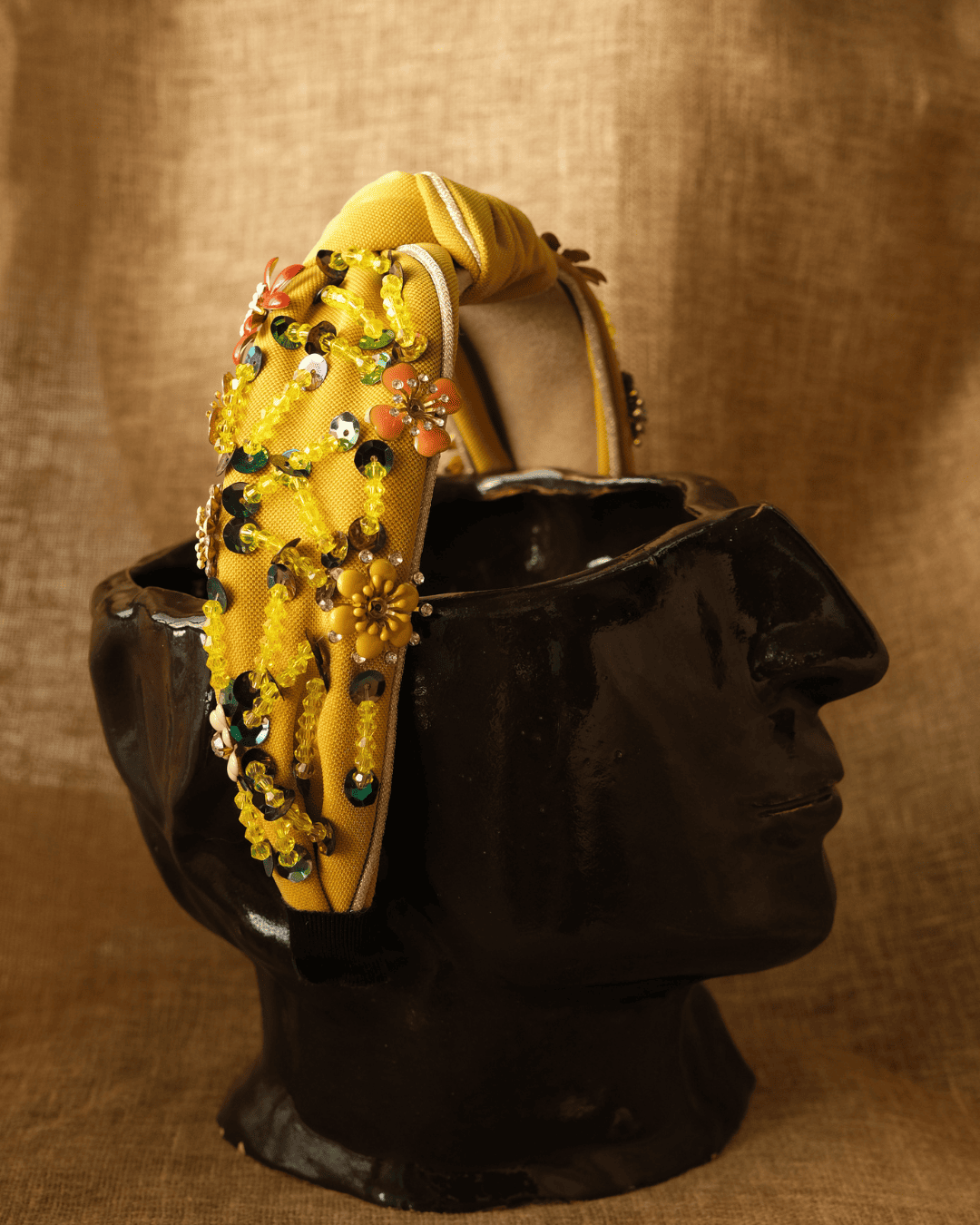 Vintage Yellow Headband