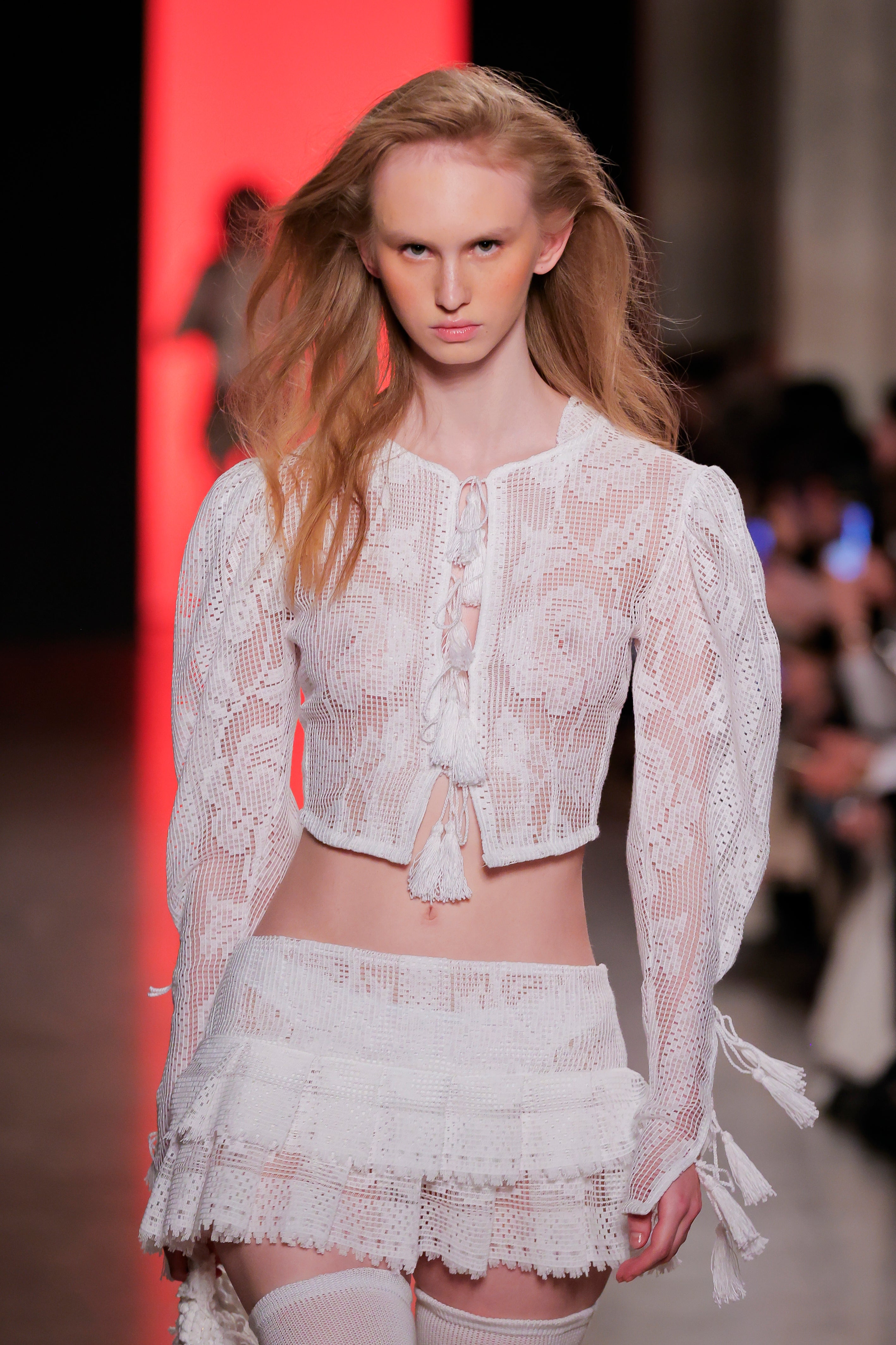 A rose bodice made using table cloth by a brand called behen sold by two extra lives