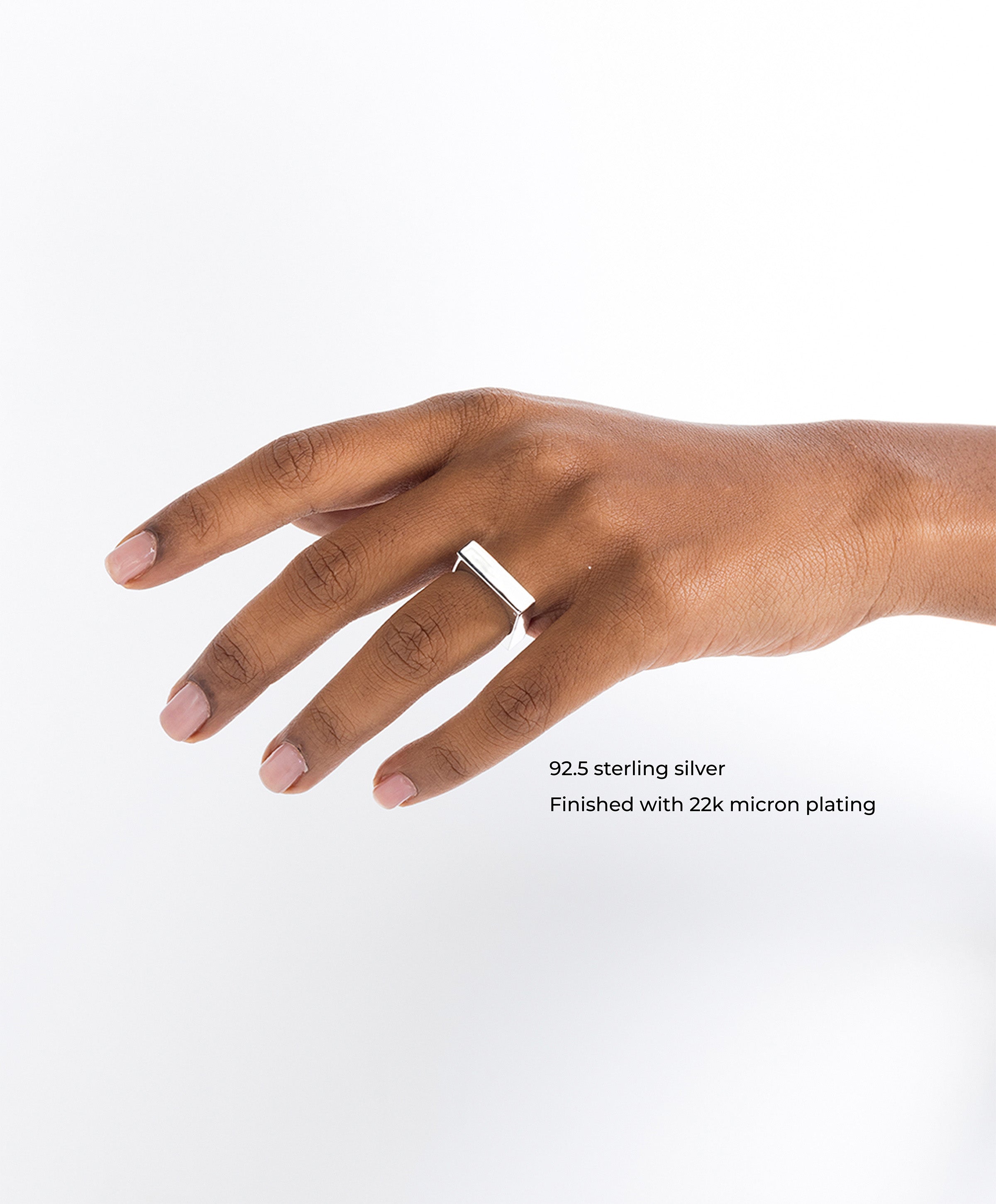 Maison Megh Edge Ring Silver