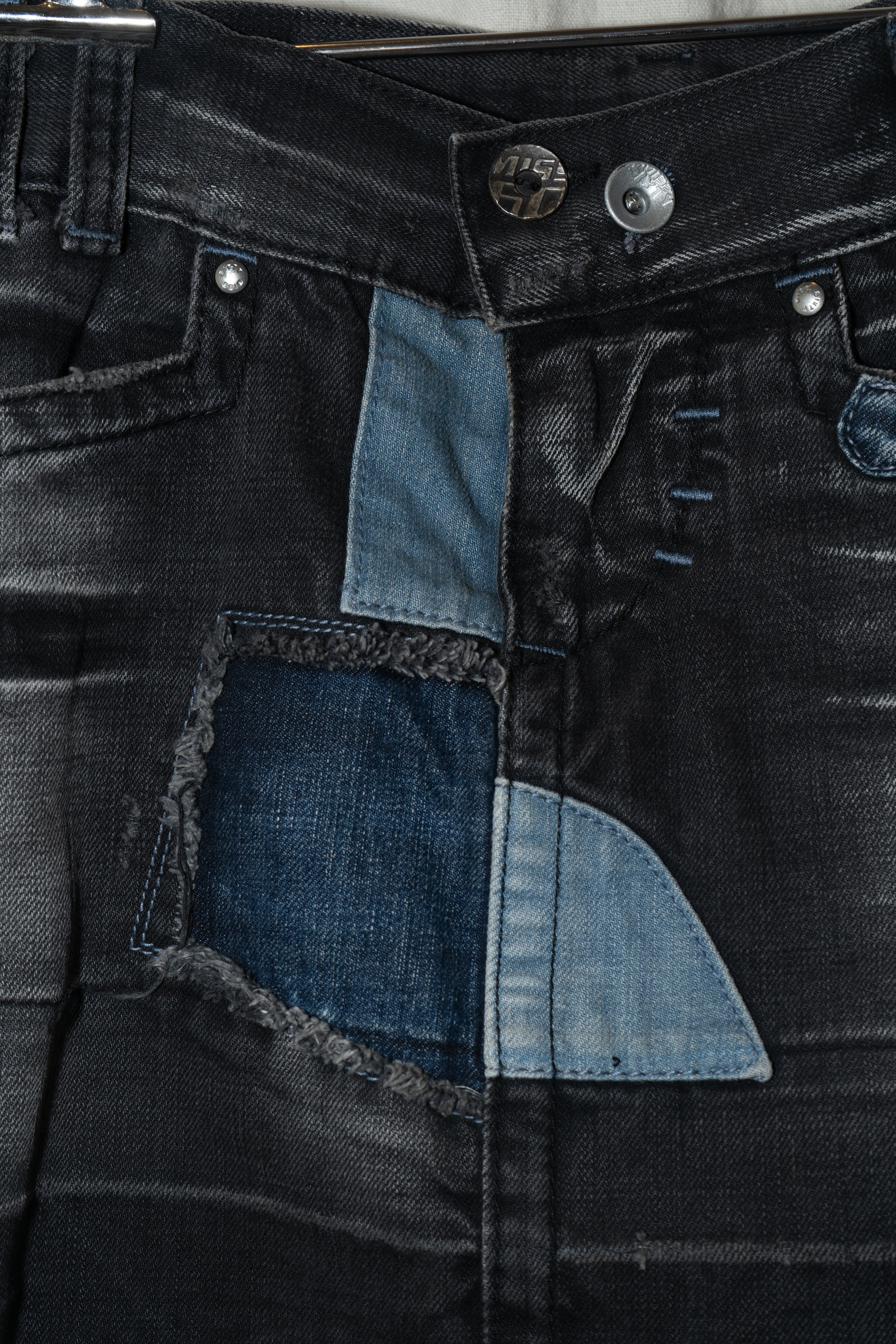 Miss Sixty - Denim patchwork skirt