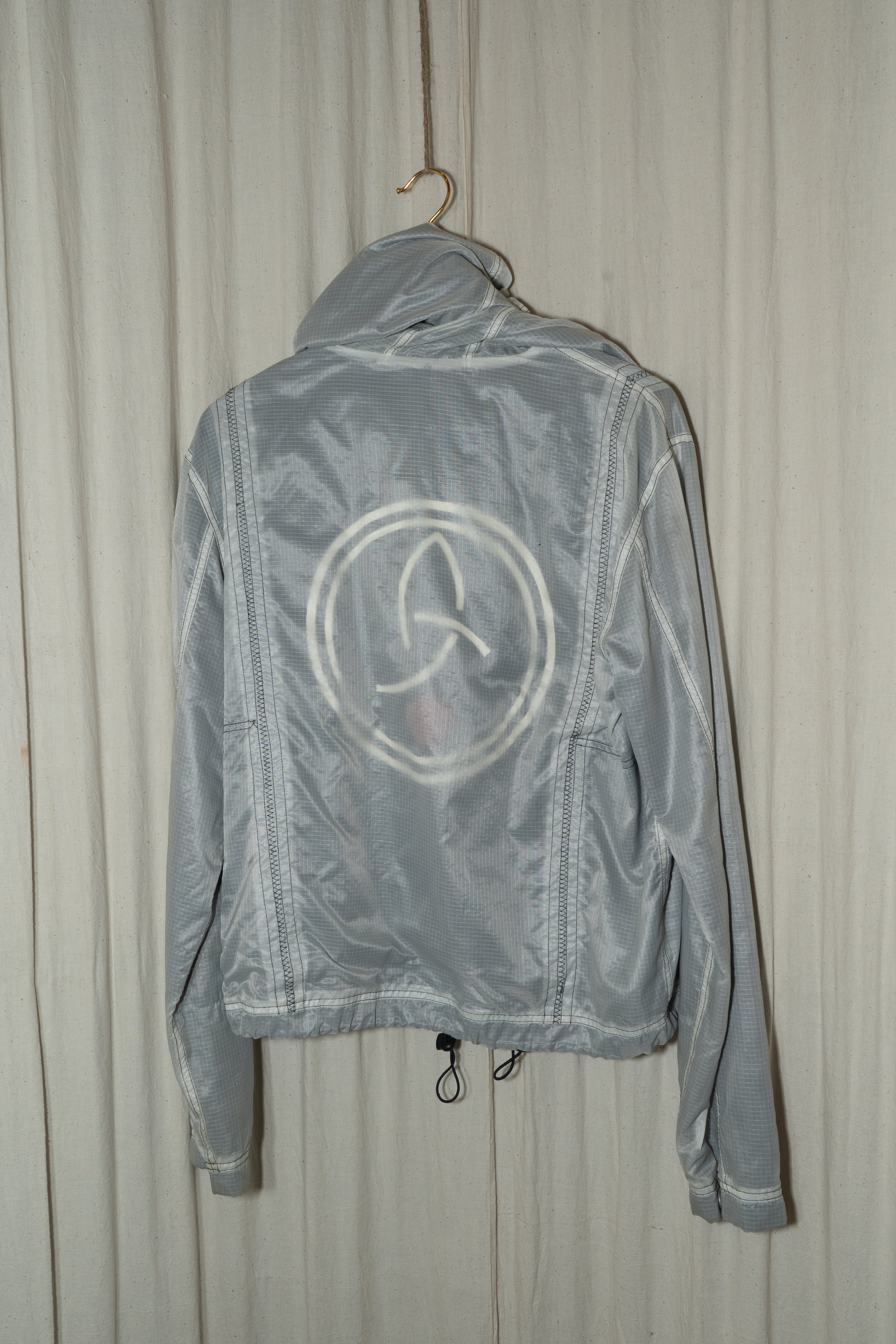 Armani Jeans - Silver Gleam Zipper