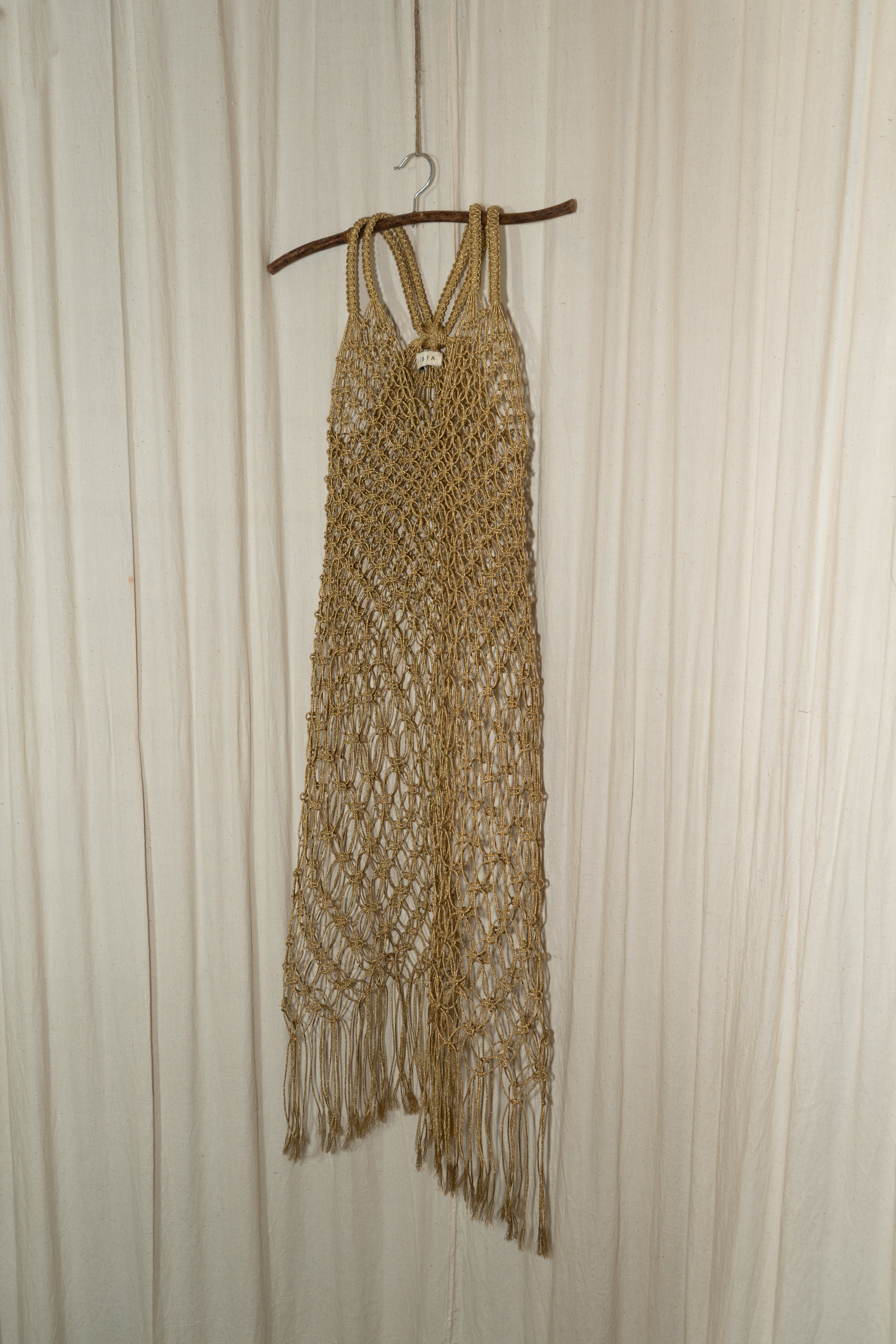 Miista - Gold String Dress