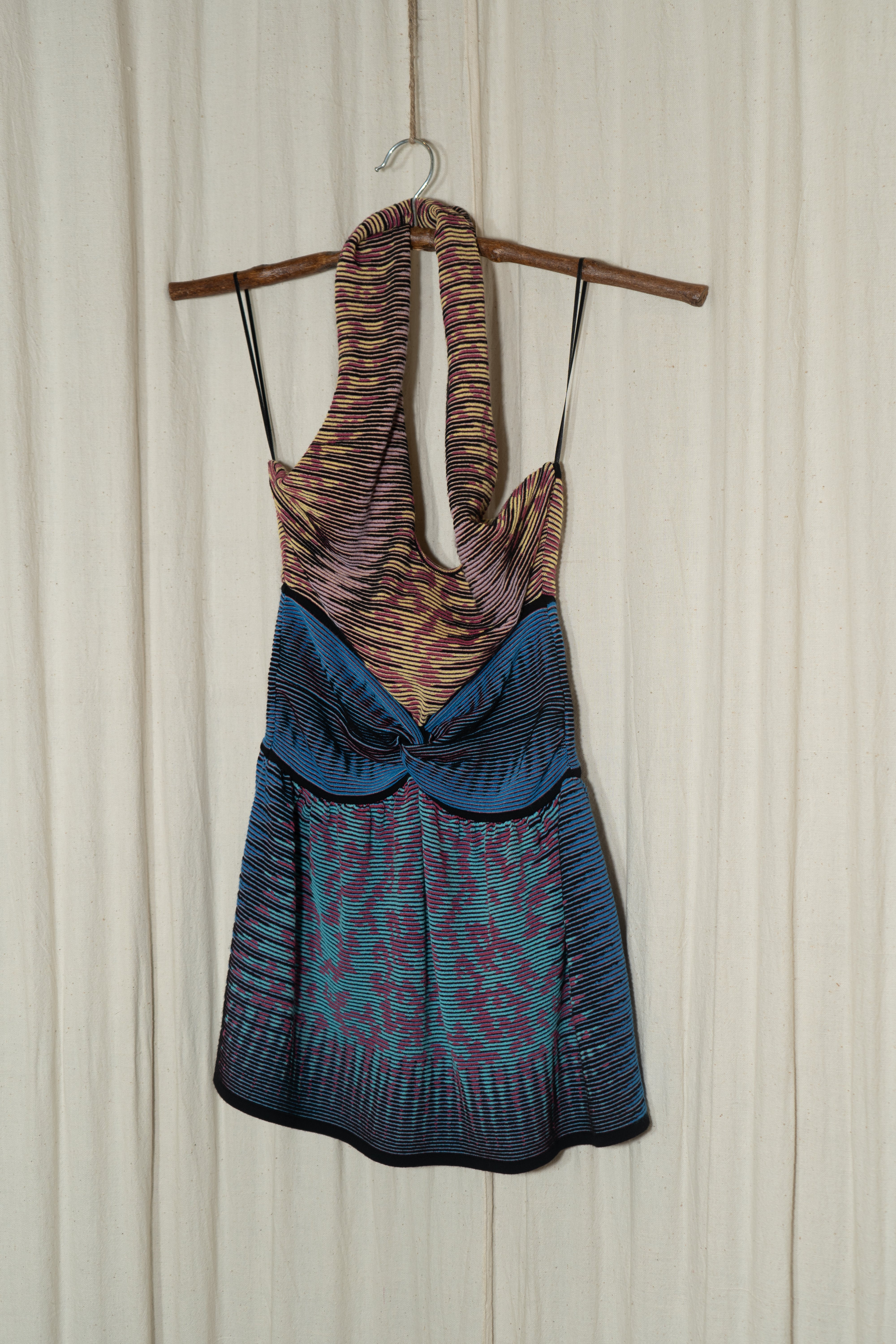 Missoni - Colorburst Halter Dress Two Extra Lives Missoni - Colorburst Halter Dress Two Extra Lives