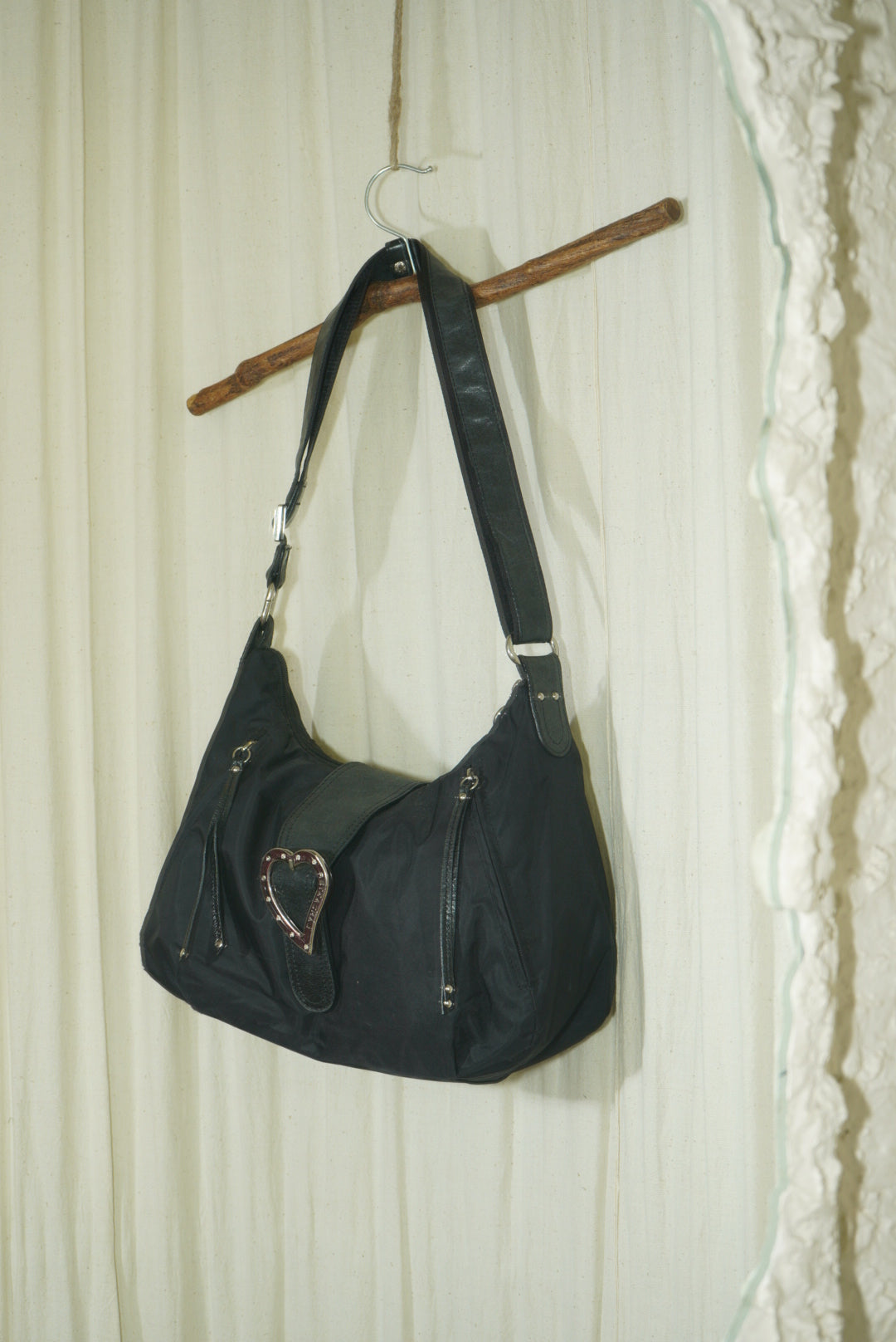 Noir Buckle Bag