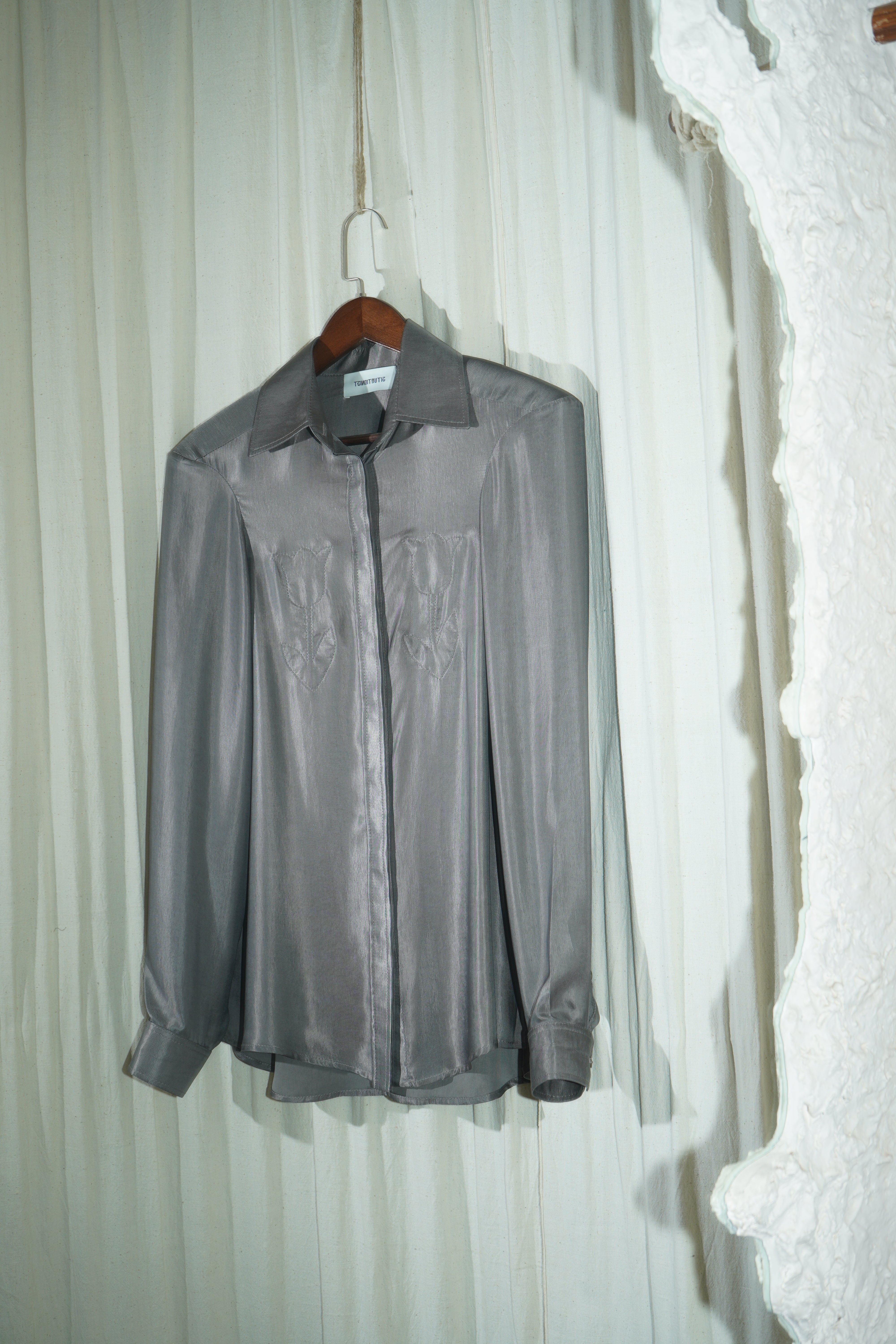 Situationist - Grey Silk Shirt