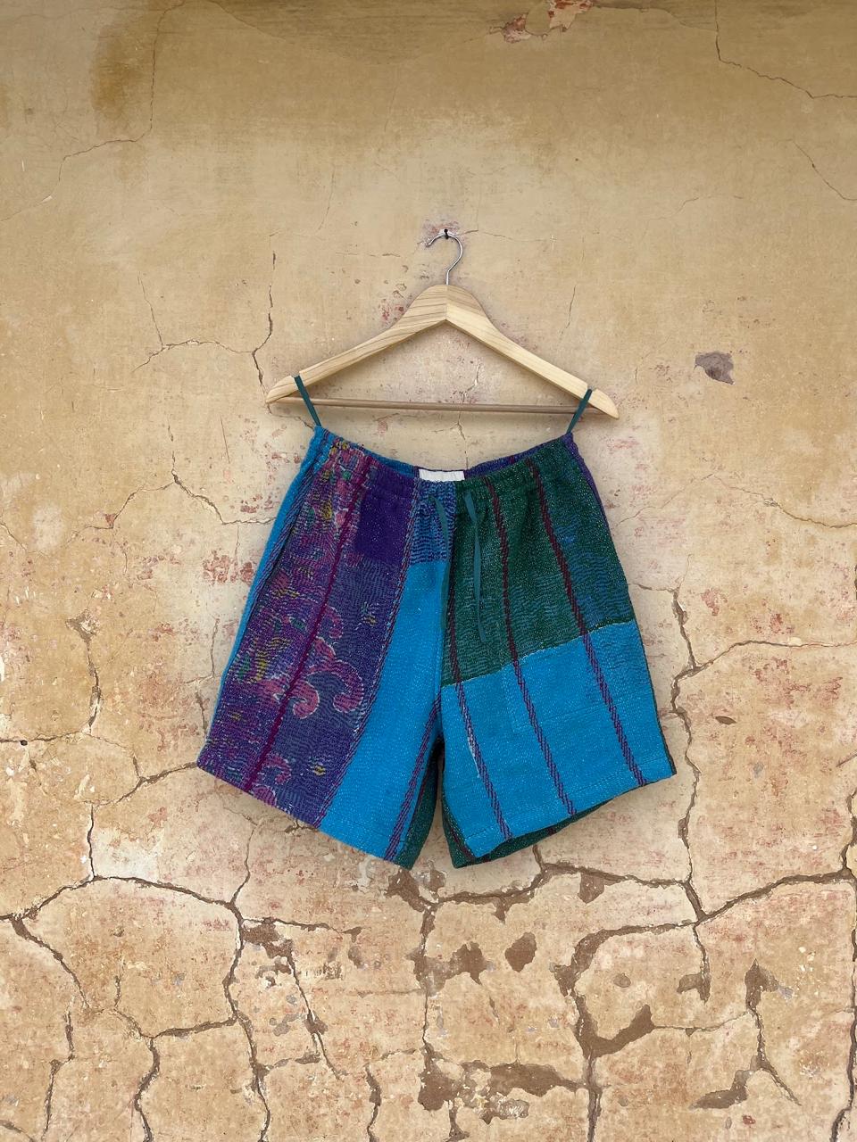 patchwork piscine shorts by day and age sold by two extra lives