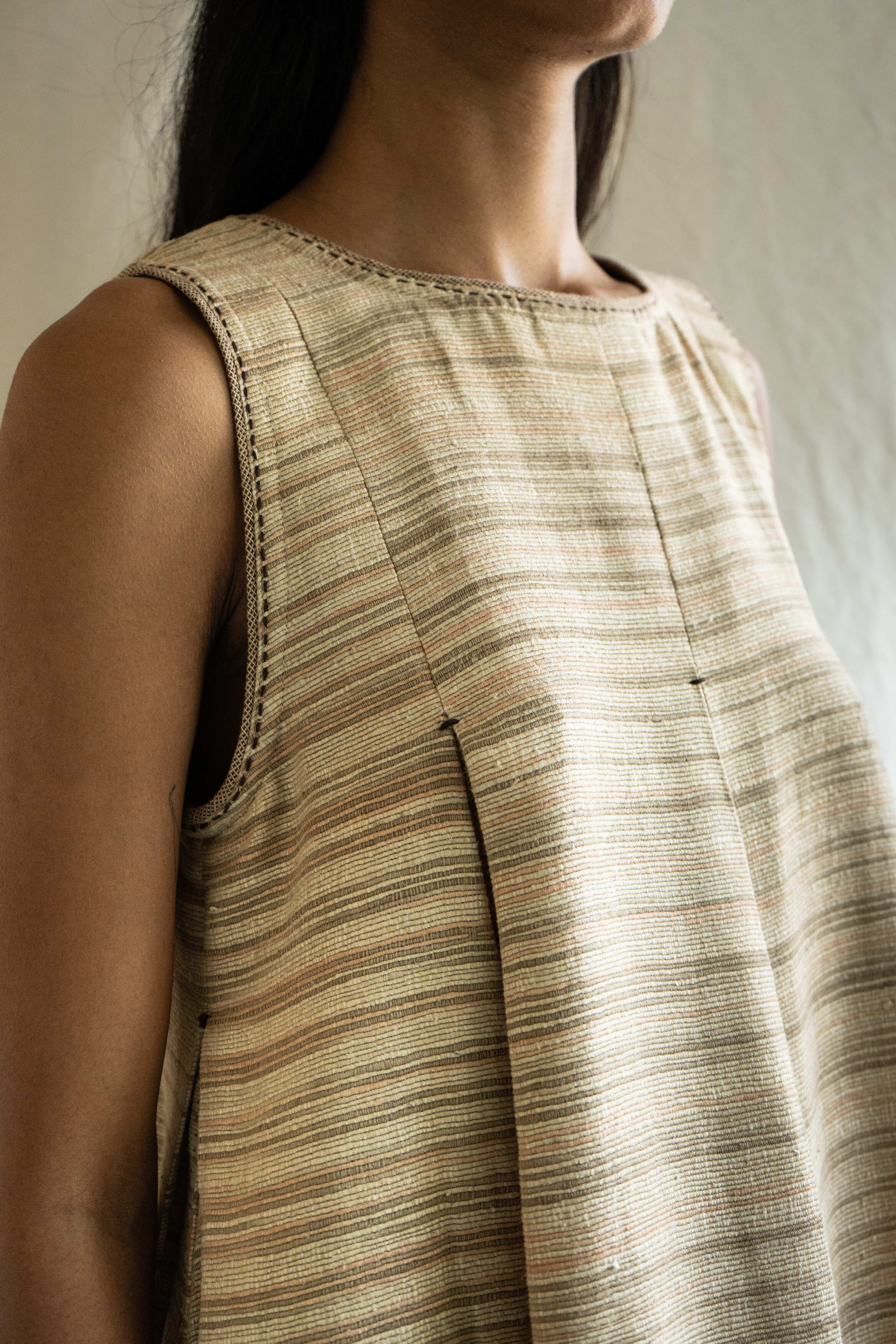 LAFAANI KHADI SILK MINI DRESS