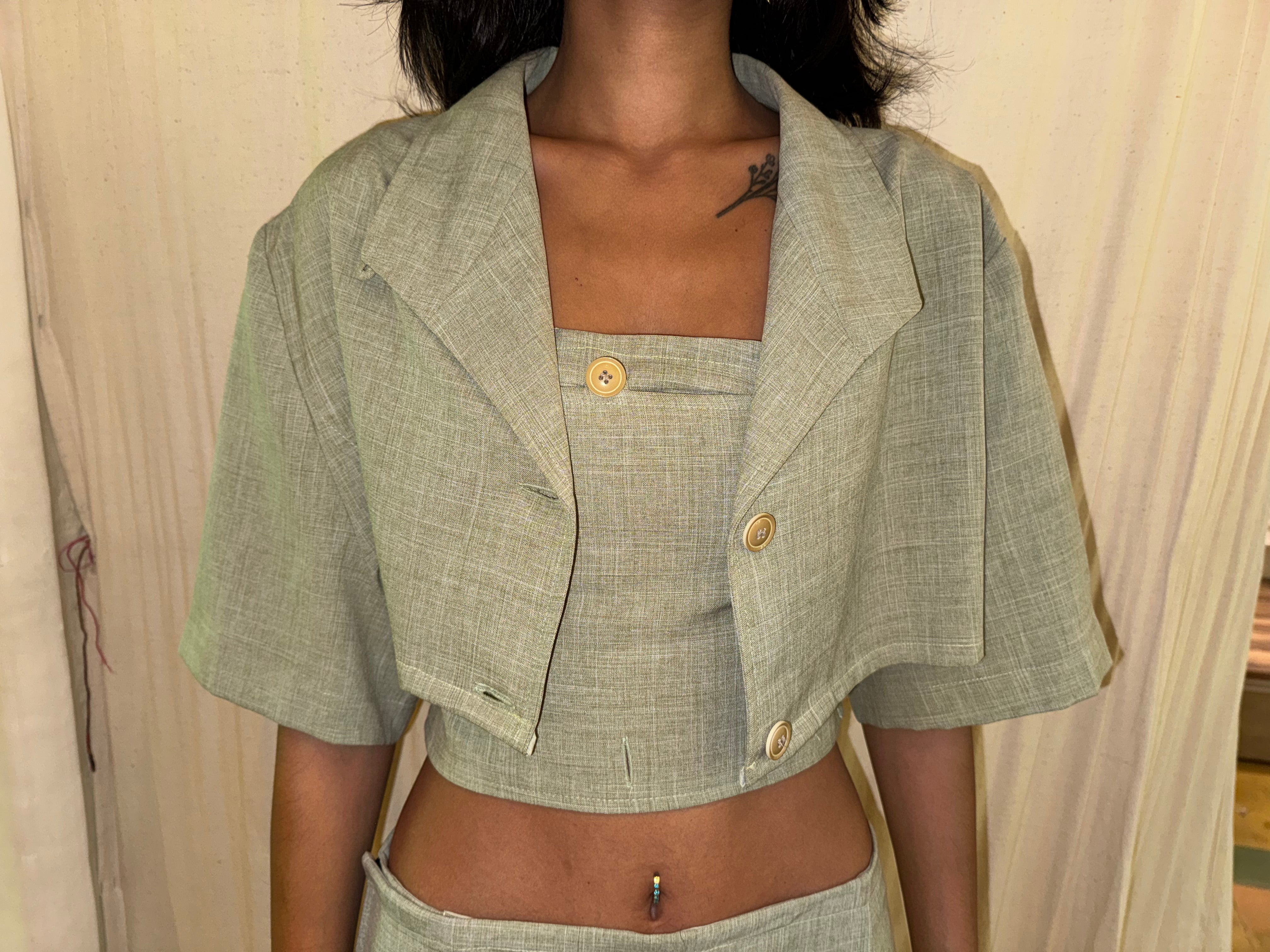 Twiggy Vintage - Kurtka Pista Green