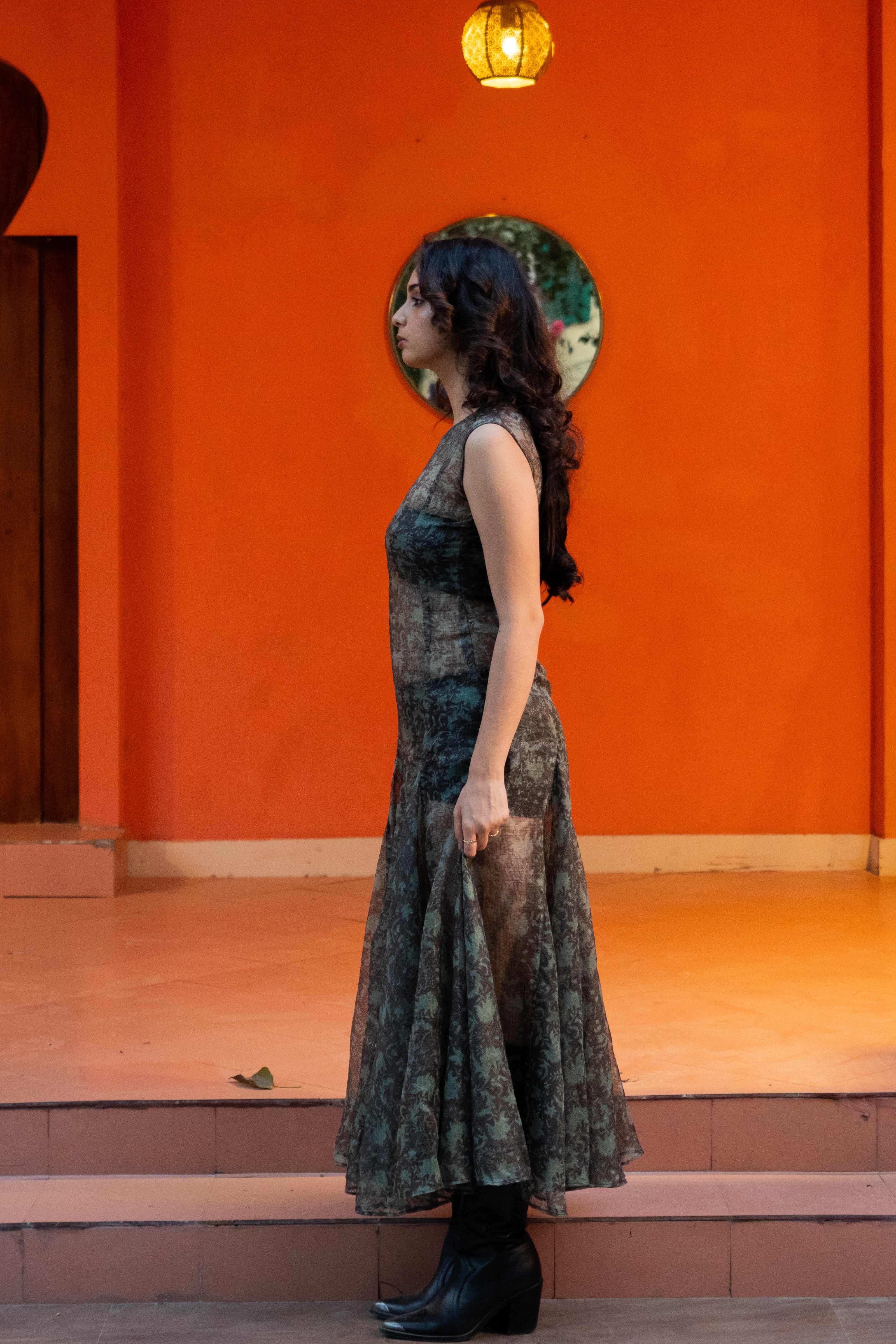 MAGO- SIAH SHEER DRESS