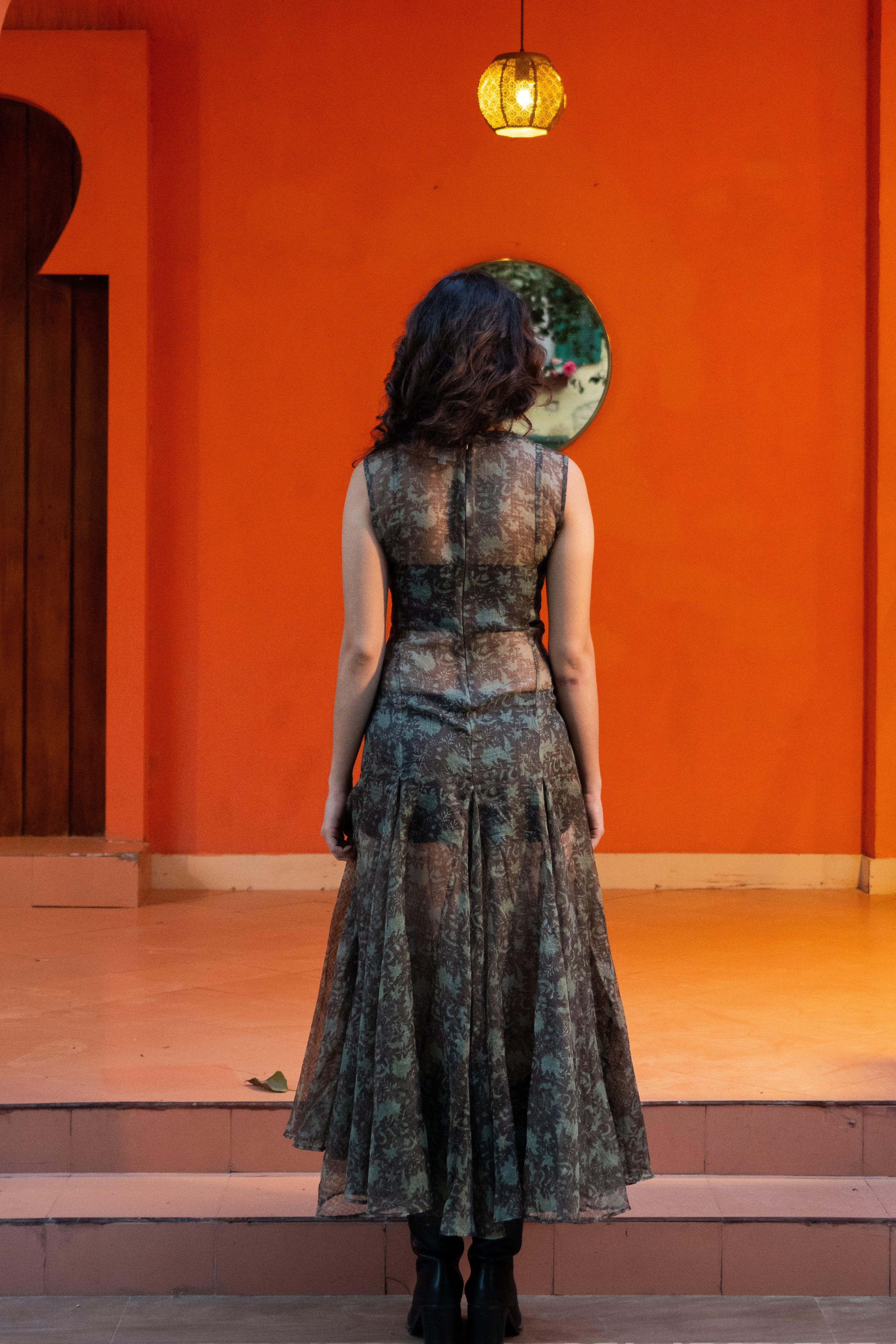 MAGO- SIAH SHEER DRESS