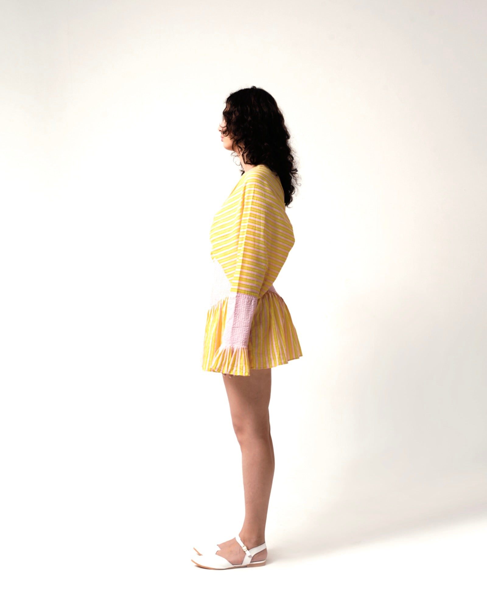 MAGO- SUNRAY PLEATED DRESS