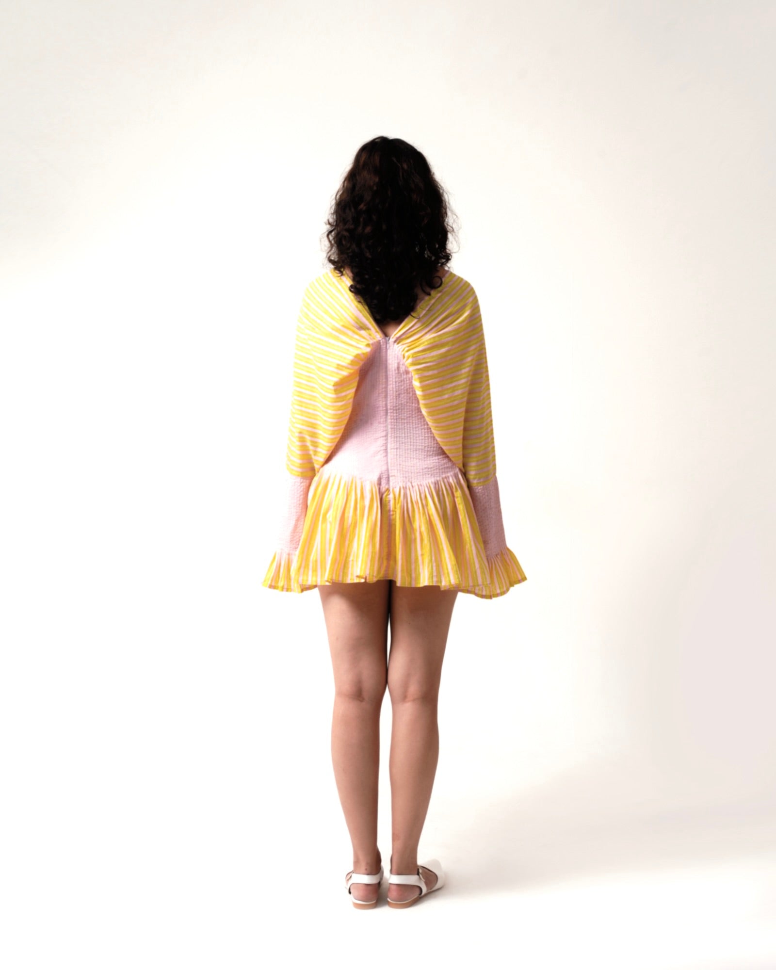 MAGO- SUNRAY PLEATED DRESS