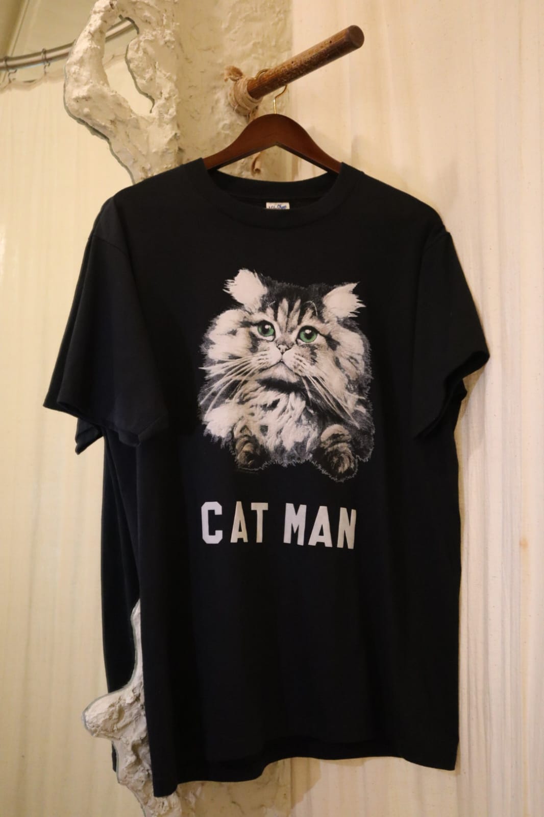 Cat Man Black T-Shirt