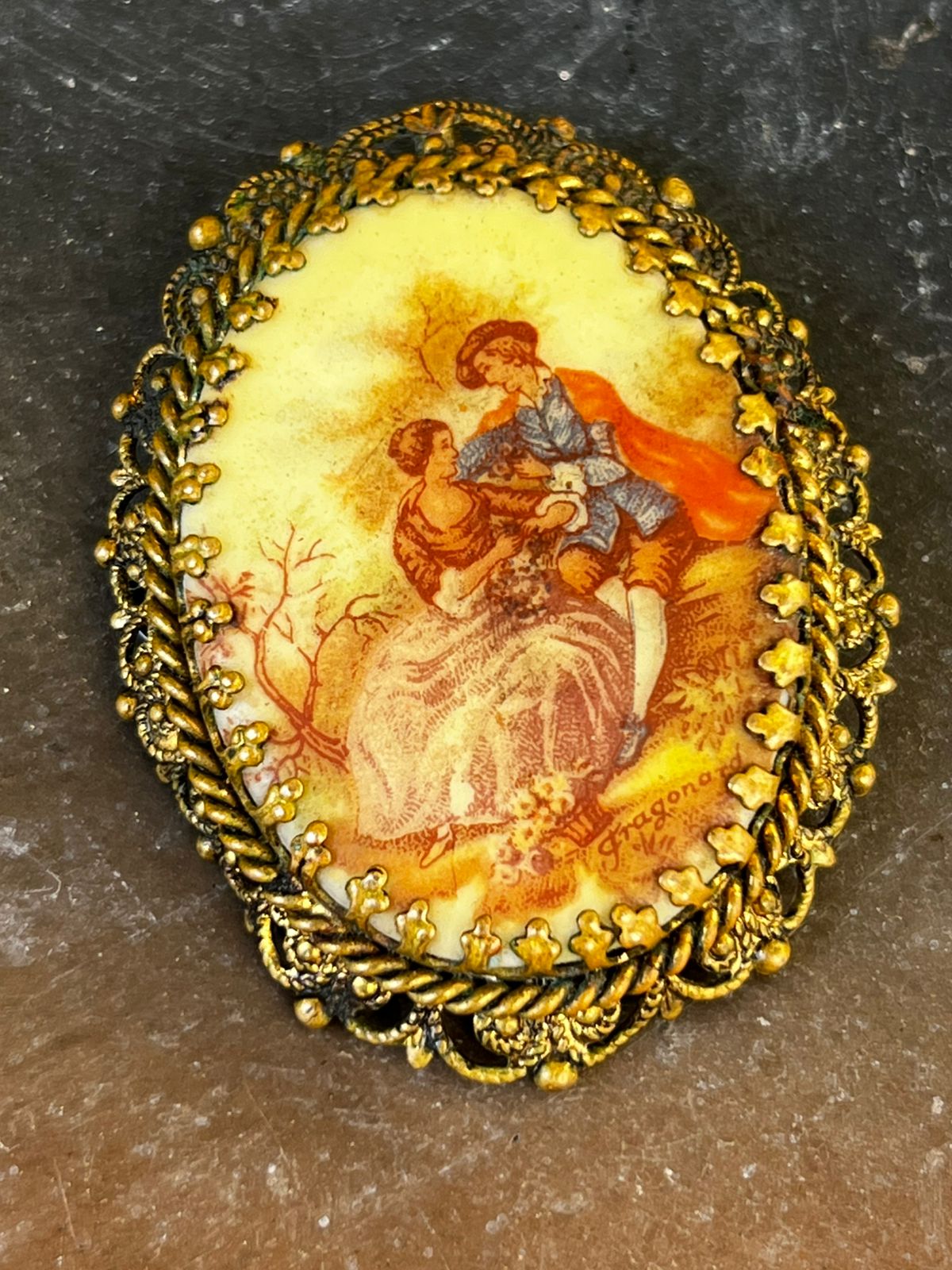 PARIS VICTORIAN  BROOCH