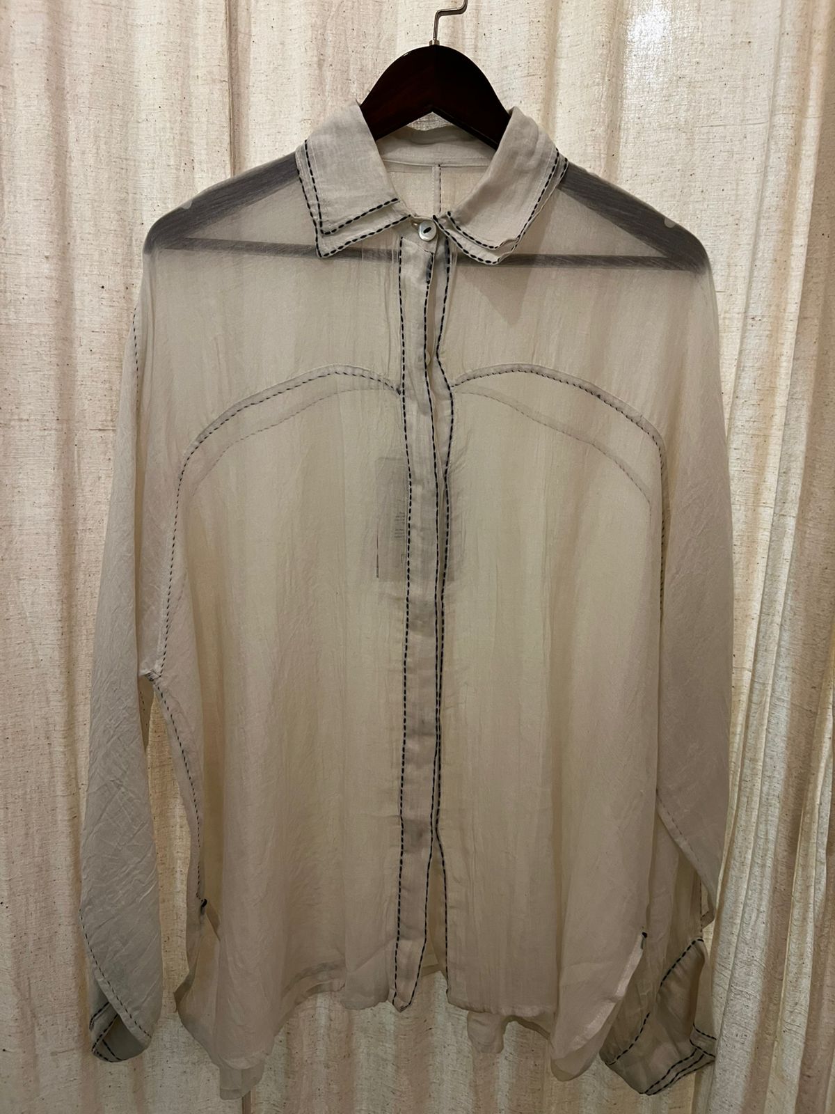 LAFAANI INDEX CHANDERI FULL SLEEVE SHIRT