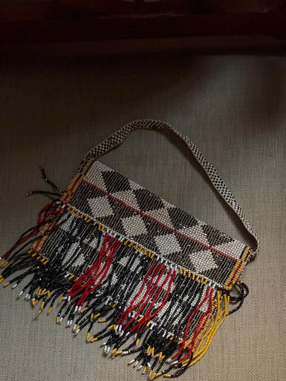 Vintage Checkered Purse