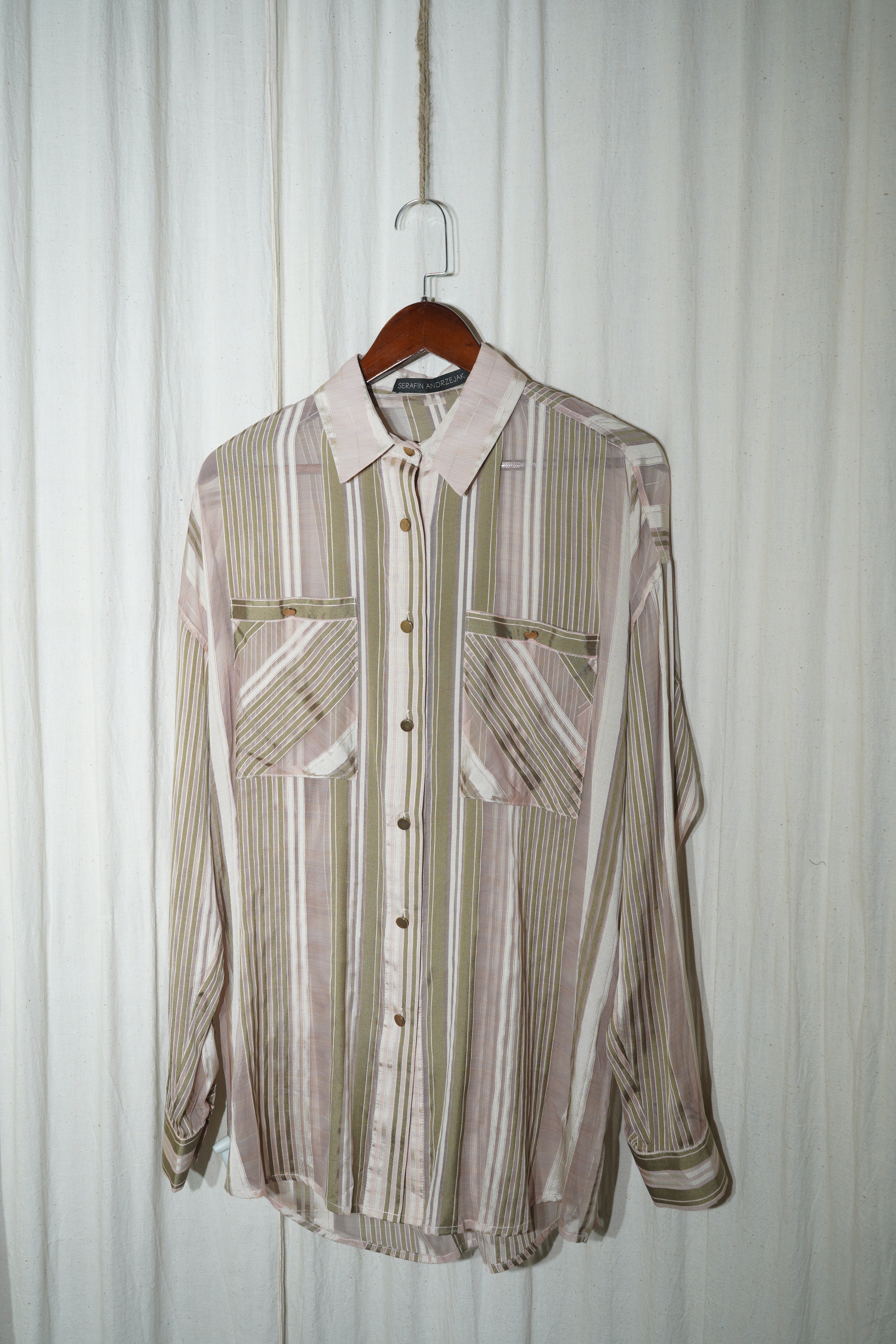 Serafin Andrzejak - Striped Sheer Shirt