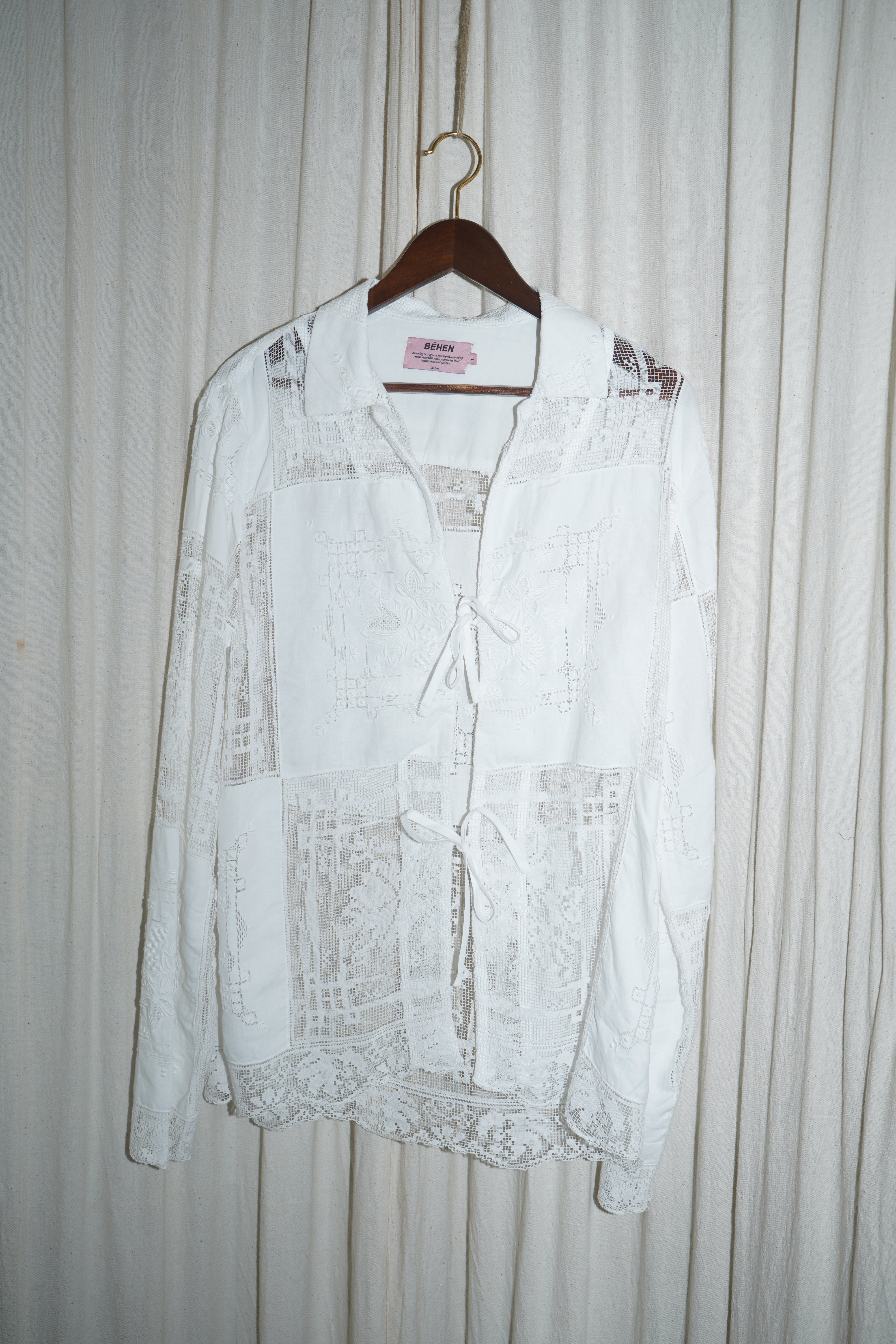 Béhen - Tie Up Antique Shirt
