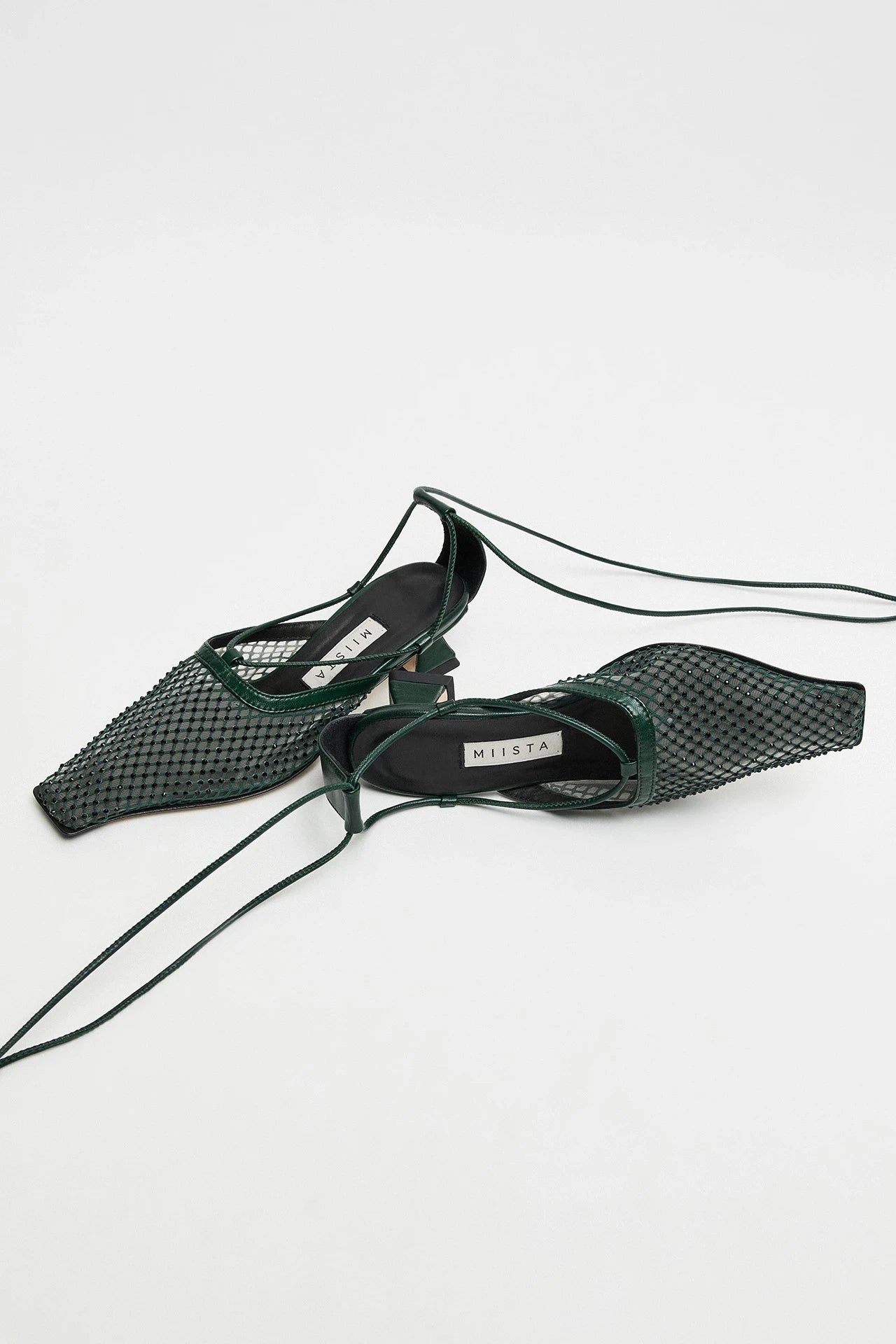 Miista - Andes Green Mesh Mules