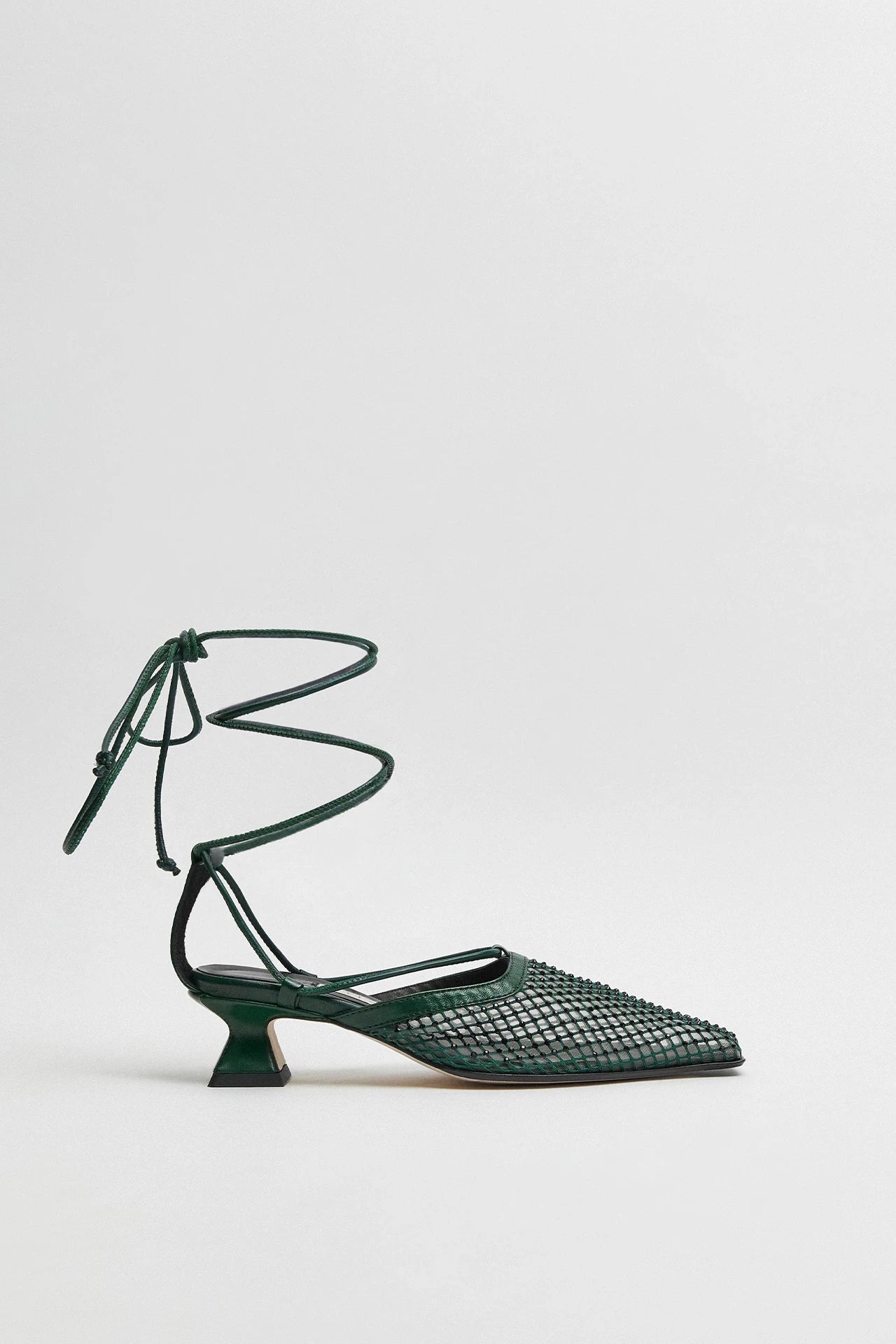 Miista - Andes Green Mesh Mules